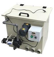 Système de filtration mécanique d'étang koi filtre à écran à tambour rotatif pour l'aquaculture piscicole