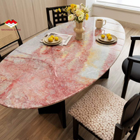 Dalle de quartzite rose de luxe, épaisseur 18 mm, polie et brillante, pour îlot de cuisine, quartzite rose naturel pour table à manger