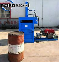 Presse à fûts industrielle de 55 gallons avec moteur de 2,2 kW |   Compacteur robuste, force de compression de 66 000 lb
