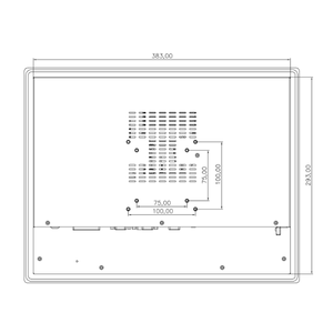 15-дюймовый промышленный панельный ПК с сенсорным экраном, работающий при солнечном свете, четырехъядерный процессор i3/i5/i7, моноблок с резистивным сенсорным экраном - Product Image 5