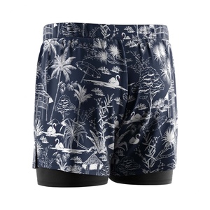Traje de Baño Masculino de Alta Calidad, Sexy, 2 en 1, con Bolsillos, para Playa y Gimnasio - Product Image 4