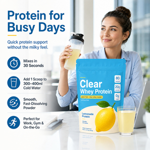 WELLBODY OEM Etichetta Privata Proteine del Siero di Latte in Polvere Trasparente Idratante, Isolato Proteico del Siero di Latte in Polvere per Bevande, Nutrizione Sportiva Fitness - Product Image 2