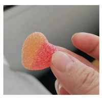 Groothandel Op Maat Gemaakte Hartvormige Gummy Zachte Snoep Halal Suiker Gecoat Met Individuele Verpakking Voor Valentijnsdag