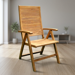 Silla Luna de Teca Moderna, Silla Reclinable para Exteriores VRC 013, Ideal para Hogar, Oficina, Villa y Hotel - Muebles Duraderos de Indonesia - Product Image 3