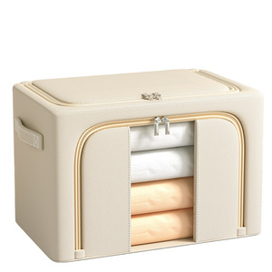 Công suất lớn gấp collating hộp lưu trữ cho hộ gia đình hiện đại vải bainer hộp cho Đặc biệt áo khoác Quilt quần áo lưu trữ - Product Image 5