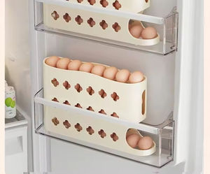 Caja Organizadora de Huevos para Refrigerador, Personalizable, de Doble Capacidad, Apta para Alimentos, para el Hogar - Product Image 5