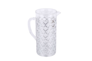 Bán Hot Sinh Thái Thân Thiện Sang Trọng Mô Hình Màu Vàng Nước Pitchilteer Acrylic Uống Jugs Nhựa Beer Pitchers Nước Jug Set Với Cup - Product Image 4