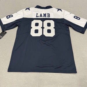 Nouveau maillot de football américain Dallas 2026 – Numéro 88 CeeDee Lamb, Brandon Aubrey, George Pickens, Jake Ferguson, Dak Prescott – Maillot brodé - Product Image 2