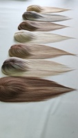 Prothèse capillaire féminine en cheveux humains juifs, base en soie 8x8 pouces, densité 100, disponible en 14, 16 et 18 pouces