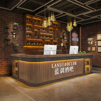 Nouvelle table de bar moderne en vente Comptoir de bar moderne de haute qualité Comptoirs de meubles de bar en acrylique pour l'extérieur