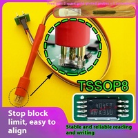 Pin de resorte flash de sonda de programación de chip TSSOP8 con cable Dupont