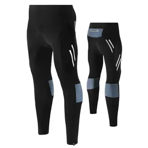 Plus Size Men Outdoor Mountain Bike Pants Bicycle 3D Padded Compression Spin Legging Cycling Bib Pants Tights