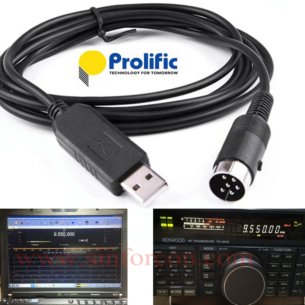 Black IF-232C Radio Program Cable