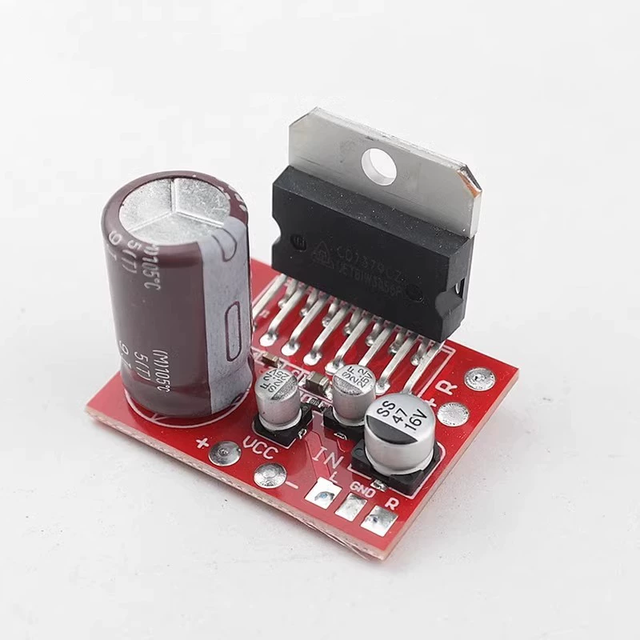 CD7379 Amplifier Board 2.0 Dual Channel 2*39W Audio Amplifier Module DIY Audio Speaker Modification DC12V Same As TDA7379
