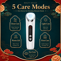 Appareil de beauté multifonctionnel électrique pour usage domestique OEM, nettoyage du visage et rajeunissement, appareil de massage à micro-courant photonique