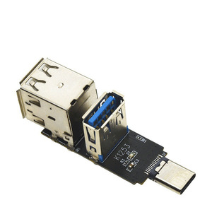 OKYN-A3040 Placa de Expansión HUB USB 2.0 3.0 de 3 Puertos con Conector Tipo C, Módulo Divisor Multipuerto USB-C para DIY - Product Image 2