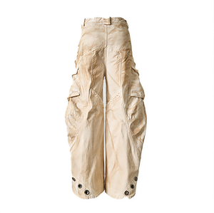 Jeans <span class=keywords><strong>de</strong></span> diseñador <span class=keywords><strong>de</strong></span> alta calidad para <span class=keywords><strong>hombre</strong></span> y mujer, <span class=keywords><strong>de</strong></span> mezclilla curvada, con <span class=keywords><strong>corte</strong></span> 3D irregular, efecto desgastado y color frotado. - Product Image 3