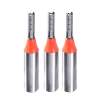 Fresa de extremo de carburo de vástago de 1/2 pulgadas personalizable TCT 3 flautas CNC Mortising Bits dientes para maquinaria de carpintería Soporte OEM