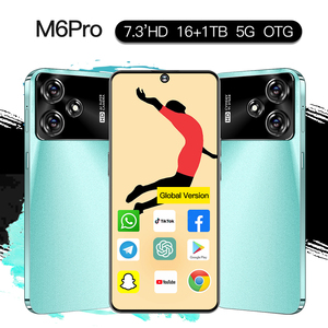 M6 Pro Pro Player Móvil 5G de 7.3 Pulgadas, 78MP 108MP Doble Óptica, 8000mAh Blaze Boost, 16GB 1TB, Canal de Fuente B2B, Lector de Huellas Dactilares - Product Image 3