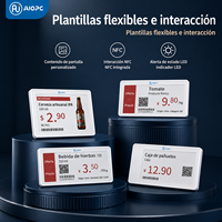 Étiquettes de prix numériques et affiches à écran tactile LCD de 2,9 pouces pour usage commercial intérieur/extérieur, centres commerciaux et métros, OEM