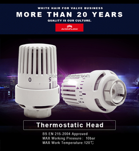 Vannes de radiateur thermostatiques Avonflow Structure à bille manuelle blanche comprenant un média aquatique et un chauffe-serviettes pour les chambres à coucher - Product Image 2