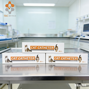 <span class=keywords><strong>Cat</strong></span>éter Urinario Veterinario al por Mayor para Gatos con Estilete, para Retención y Lavado - Product Image 6