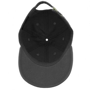 Gorras de Béisbol Unisex Ecológicas de 6 Paneles, Ajustables, con Logotipo Bordado, Visera Curva, Lavadas, para Deportes al Aire Libre, en Negro y Gris - Product Image 5