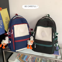 Maßgefertigter Lässiger Modischer Nylon Unisex Kinder-Schulrucksack mit Reißverschluss