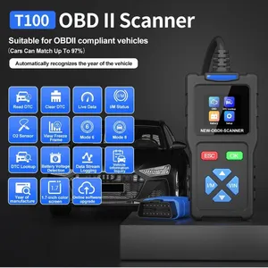 Best Quality JDiag T100 OBD II Scanner Tool Professional Automotive <strong>Diagnostic</strong> Scanner OBD2 Troubleshooting Tool Car <strong>Code</strong> <strong>Reader</strong> - Product Image 3