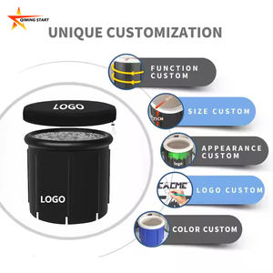 Bain d'eau glacée portable de récupération <span class=keywords><strong>pour</strong></span> athlètes avec logo personnalisé Bain de glace <span class=keywords><strong>gonflable</strong></span> en PVC <span class=keywords><strong>pour</strong></span> adultes Bain de glace portable - Product Image 5