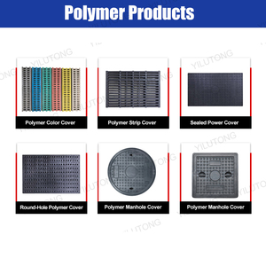 Grille de drainage composite légère en polymère noir pour cour extérieure - Product Image 5