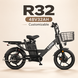 Bicicleta Eléctrica R32 con Precio de Mayoreo y Entrega, Neumático 18x2.5, Batería 48V32Ah, Diseño Personalizado OEM ODM, Bicicleta Eléctrica de Carga - Product Image 1