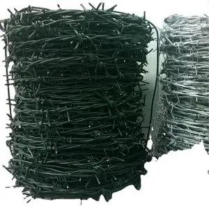 Uzun ömürlü PVC kaplı ve renkli dikenli tel