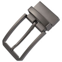 Boucle de ceinture rotative réversible personnalisée de 3,5 cm, LY35-4086, boucle à ardillon en alliage de zinc pour ceintures habillées et décontractées pour hommes