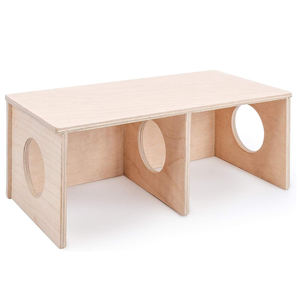 Criceto segreto Peep Shed a 2 camere nascondiglio e Tunnel per esplorare i giocattoli - Product Image 5