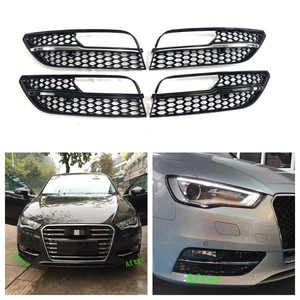 Copertura Fendinebbia Stile RS per <span class=keywords><strong>Audi</strong></span> <span class=keywords><strong>A3</strong></span>, Aggiornamento a RS3, Parti Auto in Plastica, 2013-2015 - Product Image 1