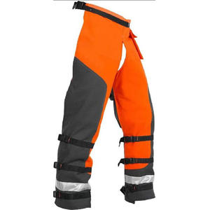 Equipo de protección personal Seguridad Forester Delantal Estilo Naranja Protector Chaps-Pantalones de <span class=keywords><strong>motosierra</strong></span> negros resistentes - Product Image 6