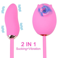 Luftdruck-Vibrator für Frauen Flexibler Tragbarer Klitoris-Sauger G-Punkt-Massagegerät Duale Stimulation Vibro-Ei Paar-Sexspielzeug