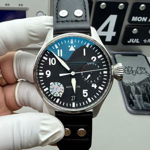 Reloj de Lujo para Hombre ZF Factory, Marca de Primera Calidad, Acero Inoxidable, Mecánico Automático, Resistente al Agua, Movimiento ETA, 46 mm, Analógico, Deportivo, Correa de Cuero - Product Image 2