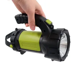 Super Bright USB Rechargeable Outdoor LED Search Light Potable Torch Light for Hunting Camping Hiking