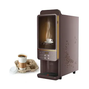 Mélange à grande vitesse poudre lente à dissolution rapide Cafetière commerciale Distributeur automatique de café de thé au lait instantané de table