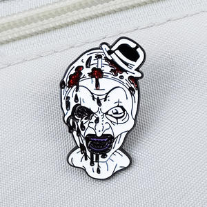 Broche Halloween Horreur <span class=keywords><strong>Zombie</strong></span>, Accessoire de Costume pour Enfants, Badge Décoratif en Alliage de Dessin Animé de Niche - Product Image 3