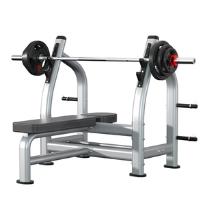 Panca Regolabile Commerciale <span class=keywords><strong>per</strong></span> Sollevamento Pesi con Rack e Set Completo di Bilancieri in Acciaio - Product Image 1
