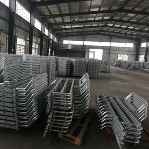 Stile europeo H-tipo suino scrofa cassa per parto nuova condizione acciaio zincato a caldo gabbie per animali in plastica per suini scrofa - Product Image 5