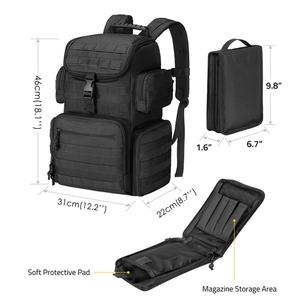 Tactical Range Backpack with Removable <b>Divider</b> with 4 Carrying Cases <b>Bag</b> Rucksack for Shooting - Product Image 2