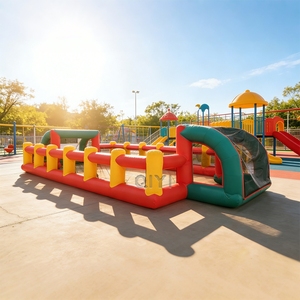 Jeu de football gonflable commercial pour enfants et adultes, idéal pour les événements et fêtes en plein air, location disponible - Product Image 6