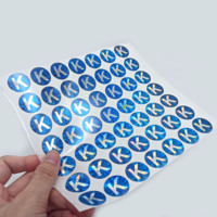 Autocollants personnalisés, étiquettes de Logo QR stratifiés, étiquettes d'emballage partielle, Anti-friction, Code QR, pièces