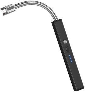 Allumettes longues électroniques pour bougies rechargeables, <span class=keywords><strong>briquet</strong></span> pour cuisinière et gril, <span class=keywords><strong>briquet</strong></span> à gaz de cuisine, <span class=keywords><strong>briquet</strong></span> à arc pour barbecue et camping - Product Image 1