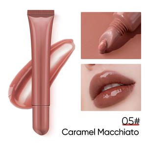 Logotipo personalizable <span class=keywords><strong>Brillo</strong></span> De Labios Bálsamo labial vegano Hidratante Suave Claro Bálsamo De Mantequilla De Labios Hidratante Reparación <span class=keywords><strong>Brillo</strong></span> De Labios Brillante - Product Image 3