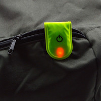 Réflecteur de sécurité à pince magnétique à LED pour le jogging et le cyclisme, cadeau promotionnel de Noël
